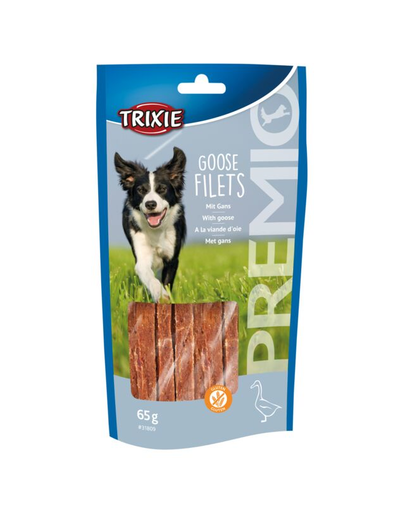 TRIXIE Premio Goose Filets 65 g Recompense caine, cu gasca