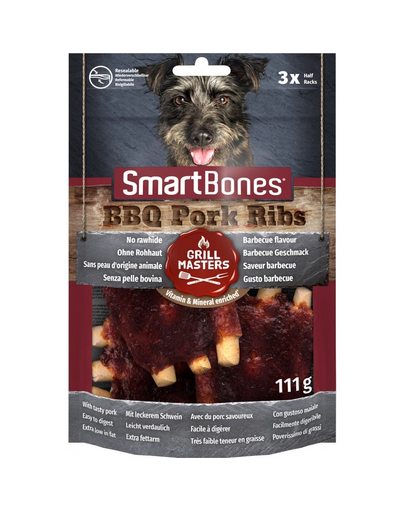 SMART BONES GrillMaster Ribs Half Rack 3 buc. recompense caini