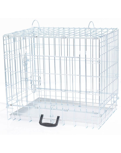 INTERZOO Cusca metalica pentru caini 500 x 300 x 400 mm