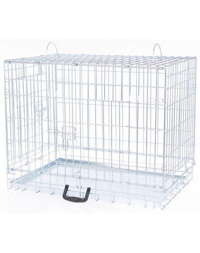 INTERZOO Cusca pentru caini pliabila, metalica 760 x 530 x 600 mm