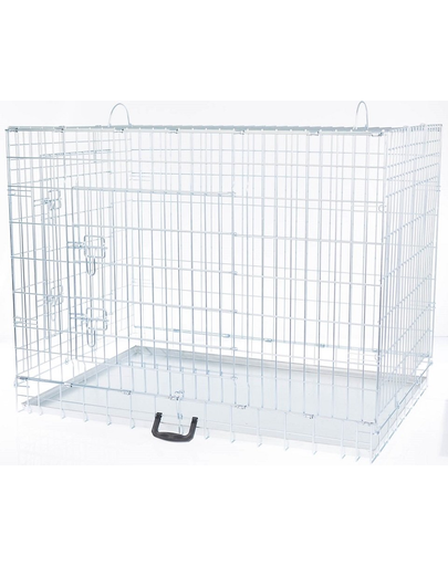 INTERZOO Cusca din metal pentru caini, pliabila 1060 x 710 x 810 mm