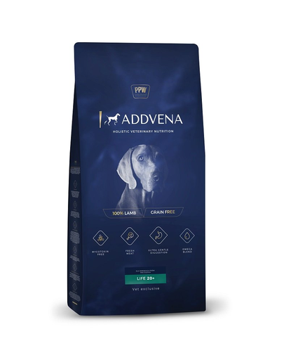 ADDVENA Life 20+ alimente uscate pentru caini 12 kg, cu miel