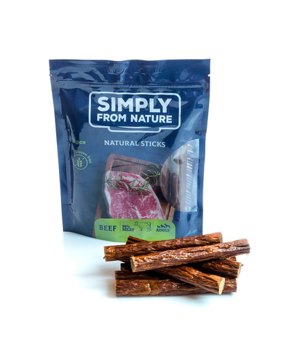 SIMPLY FROM NATURE Recompense Sticks cu vita pentru caini 7 buc.