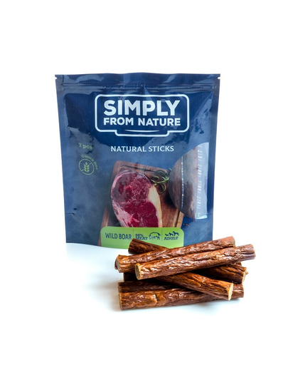 SIMPLY FROM NATURE Recompense sticks cu aroma de mistret pentru caini 7 buc.