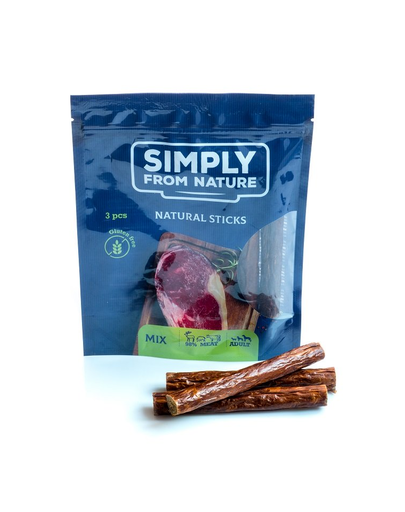 SIMPLY FROM NATURE Nature Sticks mix batoane pentru caini 3 buc.