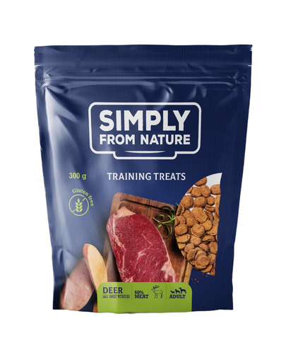 SIMPLY FROM NATURE Training Treats caprioara recompense caini 300 g