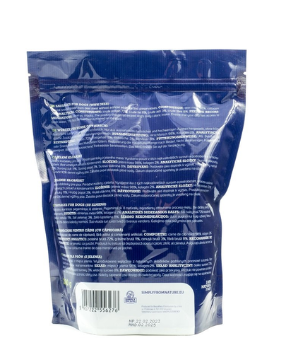 SIMPLY FROM NATURE Carnaciori cu carne de caprioara 300 g
