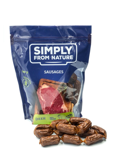 SIMPLY FROM NATURE Carnaciori cu carne de caprioara 300 g
