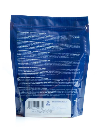 SIMPLY FROM NATURE Recompensa cu vanilie si carne de strut 300 g