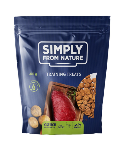SIMPLY FROM NATURE Recompensa cu vanilie si carne de strut 300 g