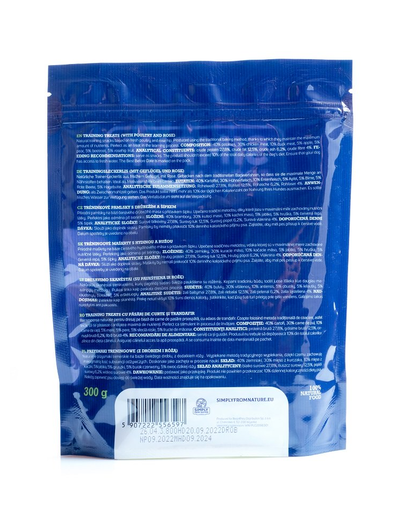 SIMPLY FROM NATURE Recompense dresaj caini, pasare si trandafir 300 g