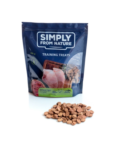 SIMPLY FROM NATURE Recompense dresaj caini, pasare si trandafir 300 g