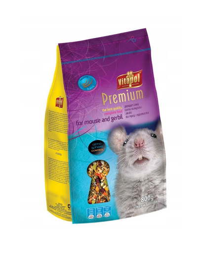VITAPOL Premium Hrana pentru soarece si gerbil 800 g