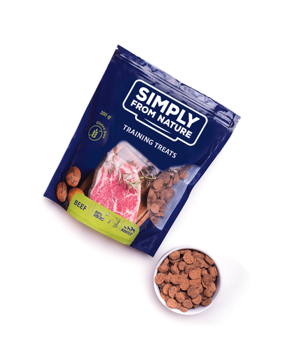 SIMPLY FROM NATURE Recompense pentru dresajul cainilor, cerb si pere 300 g