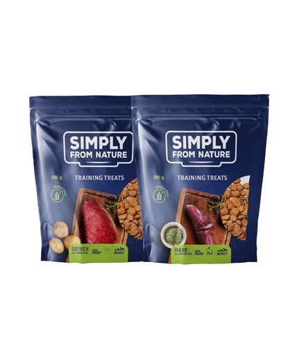 SIMPLY FROM NATURE Recompense pentru dresajul cainilor SET 300 g x 2 buc.
