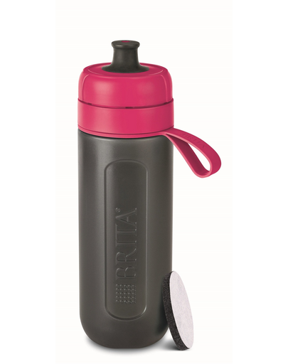 BRITA Sticla cu filtru Fill&Go Active 0,6 L, roz
