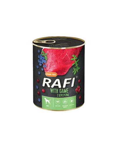 DOLINA NOTECI RAFI hrană umedă pentru câini, carne de vânat 800 g