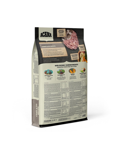 ACANA Light & Fit Dog hrana uscata caini adulti supraponderali 6 kg