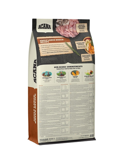 ACANA Adult Large Breed hrana uscata caini adulti de talie mare 17 kg