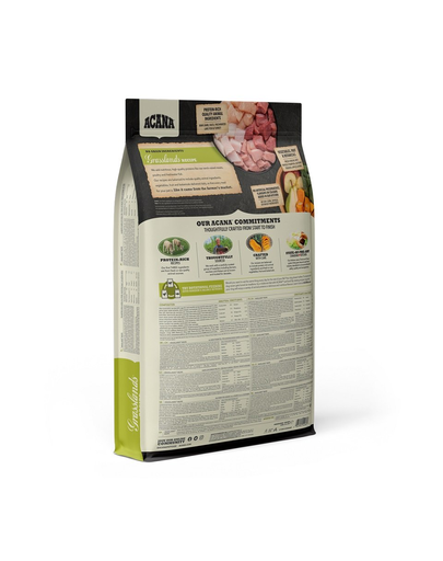 ACANA Grasslands Dog hrana uscata caini adulti, cu miel si rata 6 kg