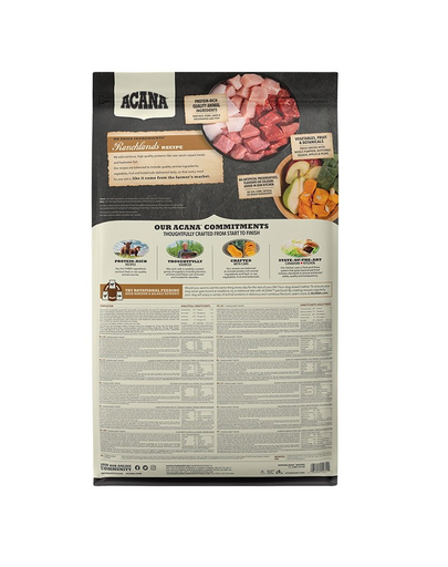ACANA Highest Protein Ranchlands Dog hrana uscata caini toate rasele, varstele 11.4 kg
