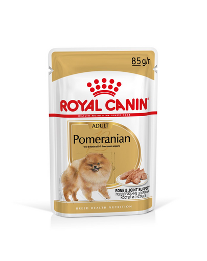 ROYAL CANIN Pomeranian Adult 24x85g hrană umedă, pateu pentru câini adulți mini spitz
