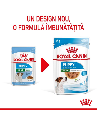 Royal Canin Mini Puppy in sos 85 g hrana umeda catei rasa mica