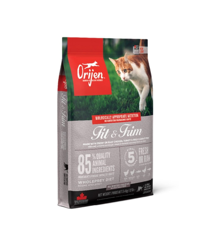 ORIJEN Fit & Trim Cat hrana uscata pisici adulte predispuse la obezitate 5,4 kg