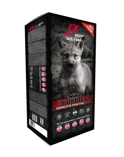 ALPHA SPIRIT Hrana uscata si moale pentru catelusi 9 kg