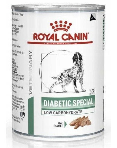ROYAL CANIN Dog Diabetic Special Hrana umeda caini cu diabet 410 g