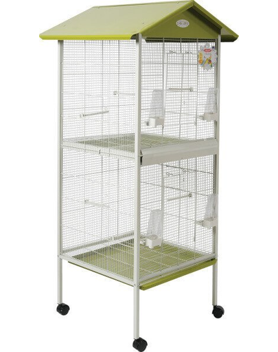 ZOLUX Volieră dublă Arabesque Mathilde verde 165 X 74,5 X 78 cm