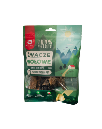 MACED Recompensa pentru caini, burta de vita 100 g