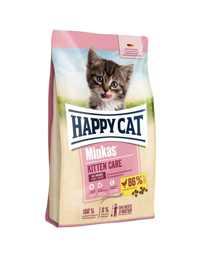 HAPPY CAT Minkas Kitten Care, hrana uscata pentru pisoi mici, 10 kg