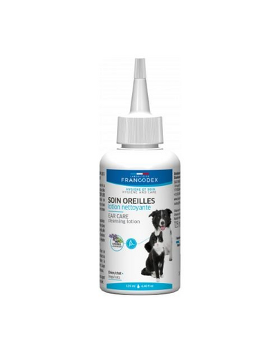 FRANCODEX Lichid curatare urechi caini si pisici 125 ml
