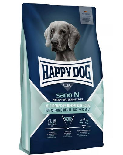 HAPPY DOG Sano N Hrana uscata pentru caini adulti cu probleme renale 7,5 kg