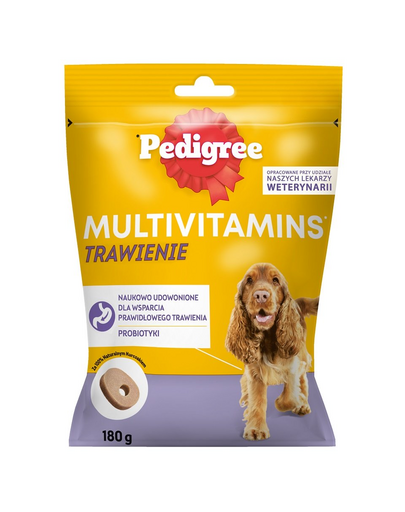 PEDIGREE Multivitamins Digestion pui 180 g hrana complementara pentru caini adulti