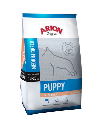 ARION Original Puppy Medium somon & orez 12 kg