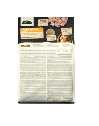 ACANA Classic Prairie Poultry 9,7 kg hrana completa, fara gluten, pentru caini de toate rasele si varstele