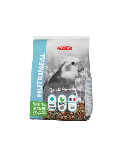 ZOLUX NUTRIMEAL 3 mix pentru papagali mari 800 g