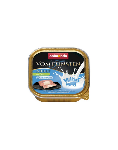 ANIMONDA Vom Feinsten Adult Milk Centr with Turkey&Milk 100 g Hrana umeda pisca, cu curcan si lapte