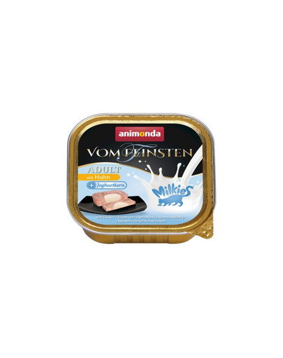 ANIMONDA Vom Feinsten Adult Milk Centr with Chicken&Yoghurt 100 g Hrana pisica, cu pui si iaurt