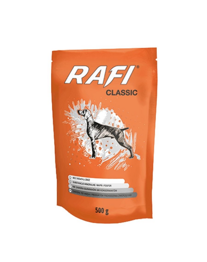 DOLINA NOTECI Rafi Classic hrana umeda pentru caine adult, fara cereale 500 g