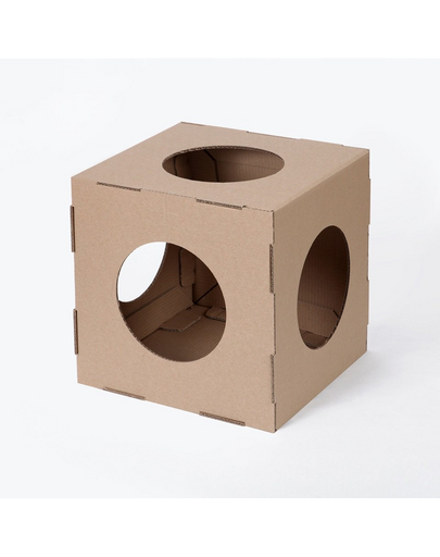 CARTON+ PETS Case modulare din carton pentru pisici Twins