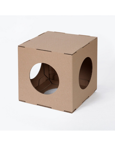 CARTON+ PETS Case modulare din carton pentru pisici Twins
