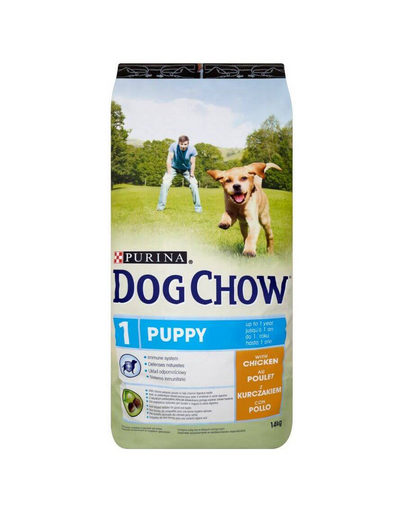 PURINA Dog Chow Puppy hrana uscata caini juniori, cu pui 14 kg
