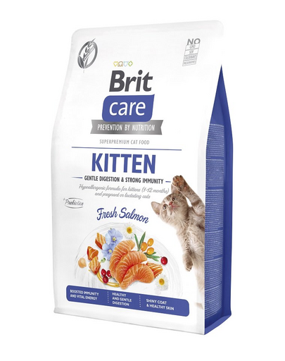 BRIT CARE Grain-Free Kitten Immunity 7 kg hrana hipoalergenica pentru pisoi, pentru imunitate