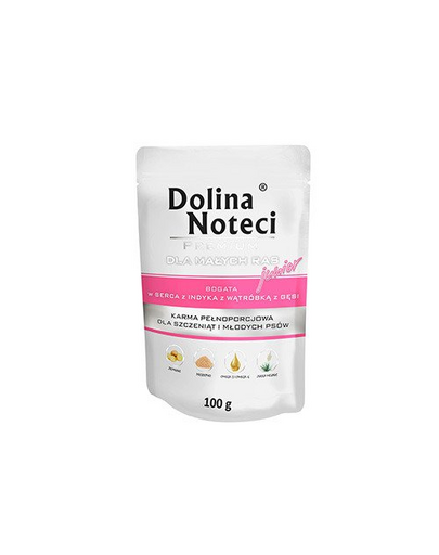 DOLINA NOTECI Premium Junior inimi de curcan și ficat de gâscă 100g