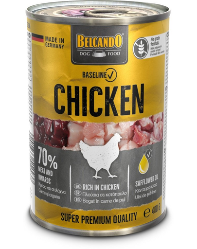 BELCANDO Baseline hrana cu pui pentru caini 400g