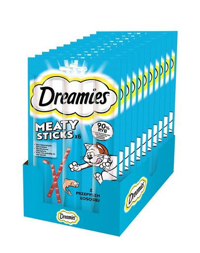 DREAMIES Recompense pentru pisici adulte cu somon delicios 14x30 g