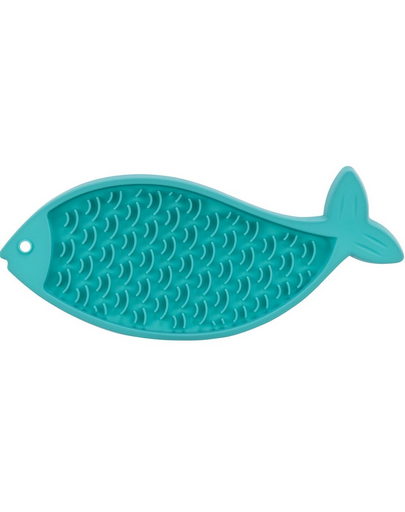 TRIXIE Covoras hranire lenta pisici Lick'n'Snack 28 cm forma peste